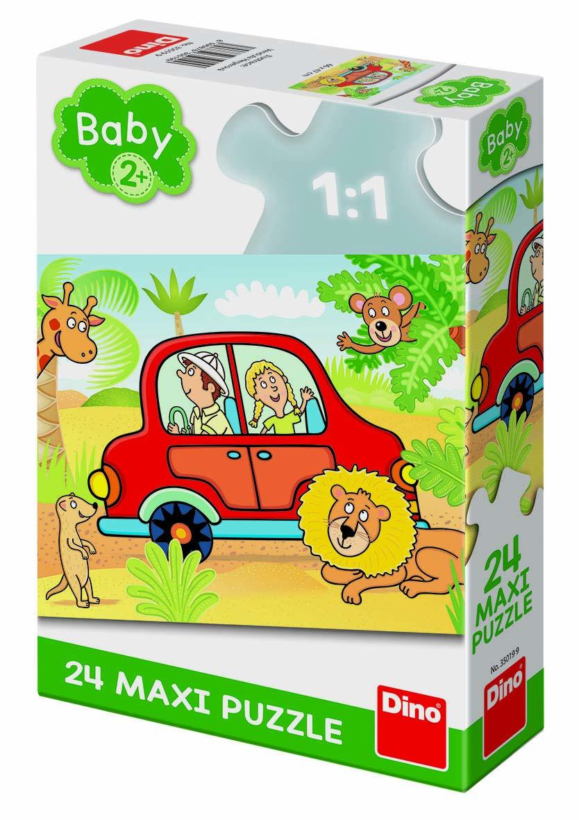 Puzzle de podea - Safari (24 piese) - Dino Toys