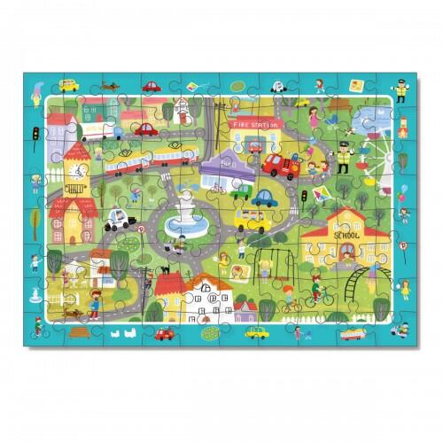 Puzzle - Orasul (80 piese), [2],bestfam.ro