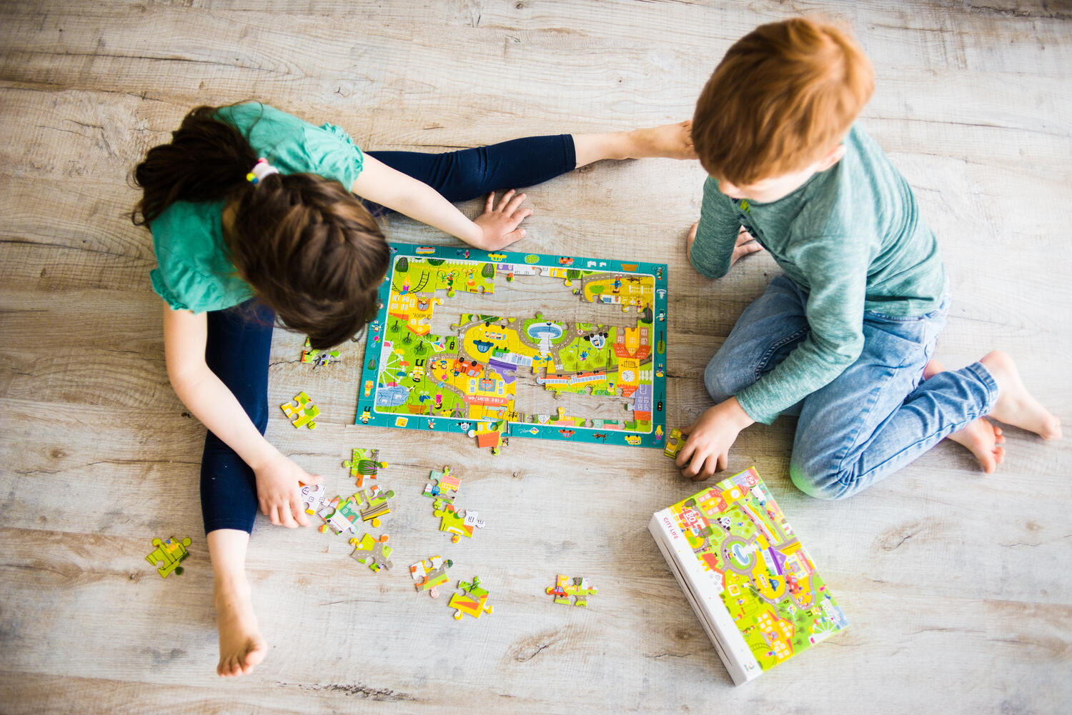 Puzzle - Orasul (80 piese), [6],bestfam.ro