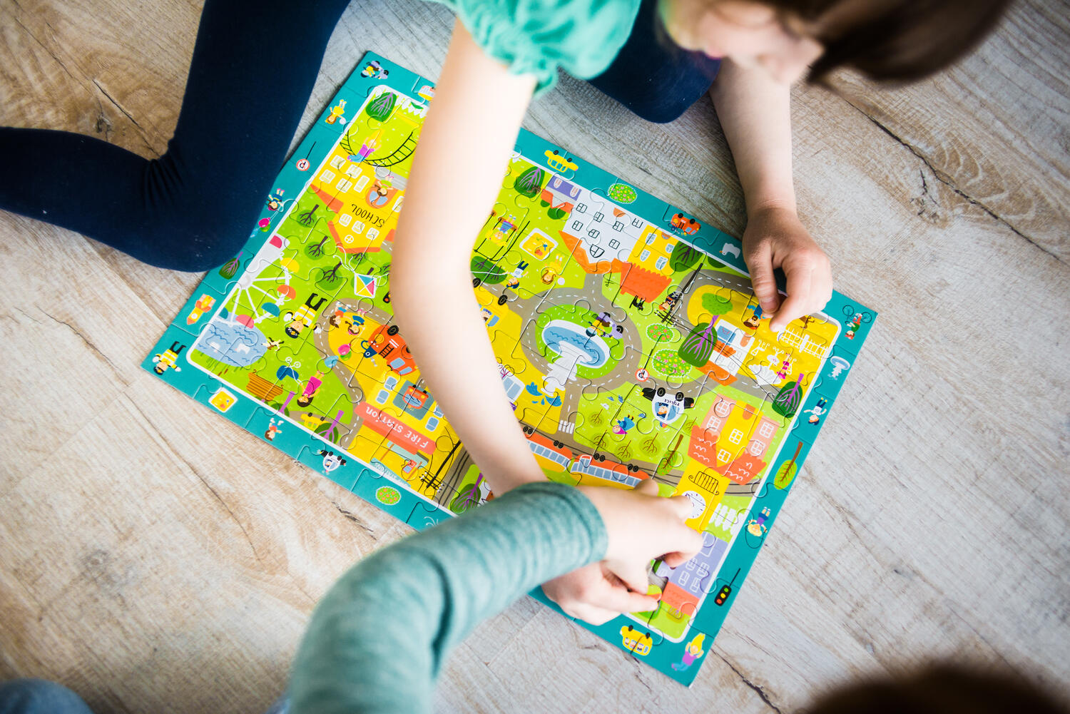 Puzzle - Orasul (80 piese), [7],bestfam.ro