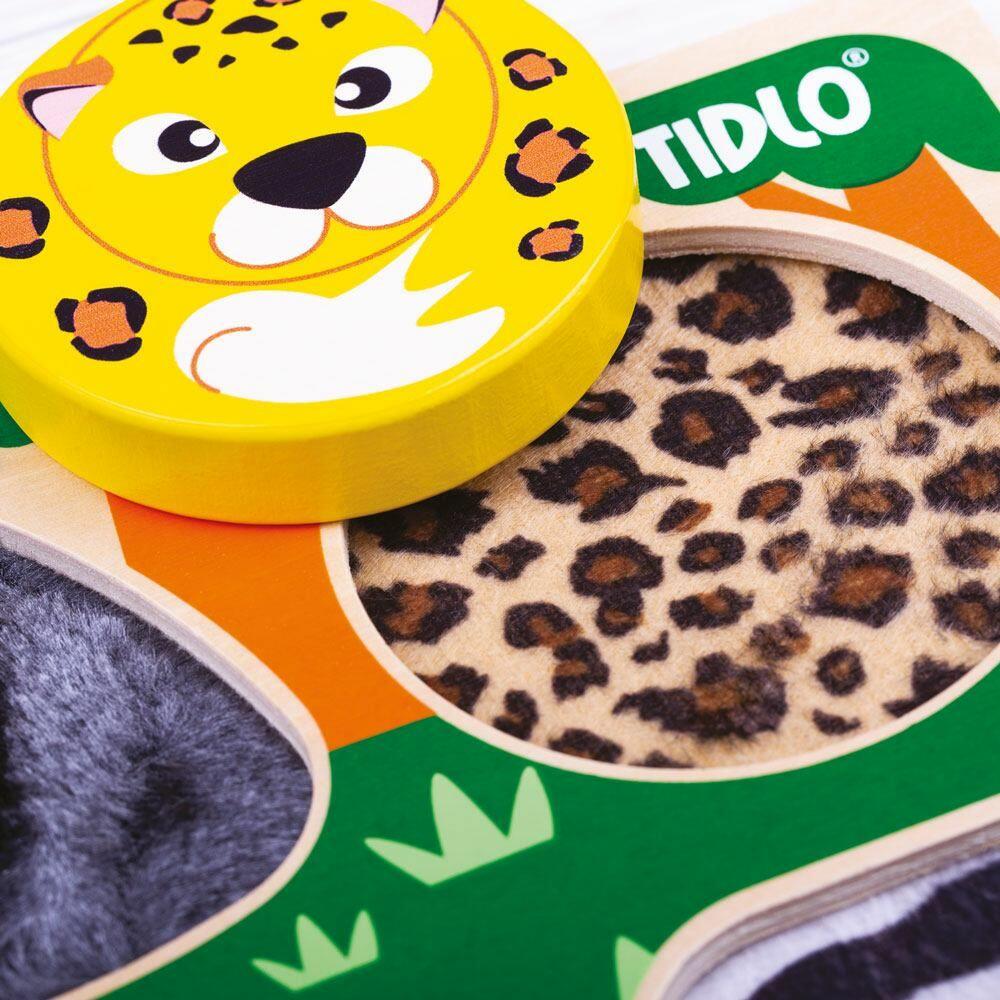 Puzzle senzorial din lemn - Safari, [3],bestfam.ro
