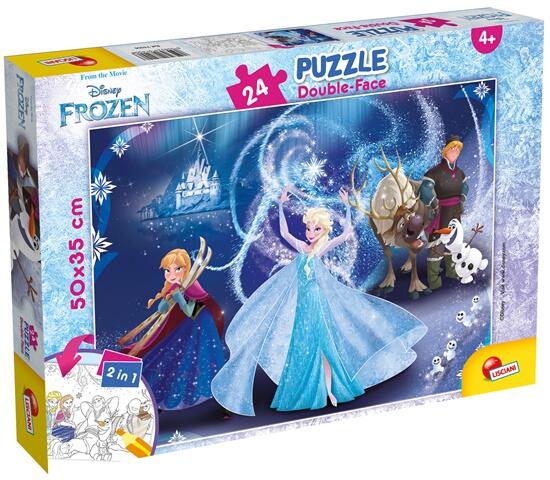 Puzzle de colorat - Frozen (24 piese)