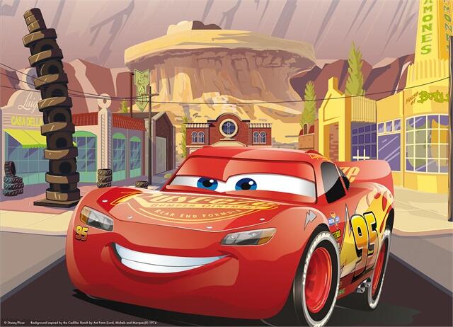 Puzzle de colorat maxi - Cars 3 (35 piese), [2],bestfam.ro