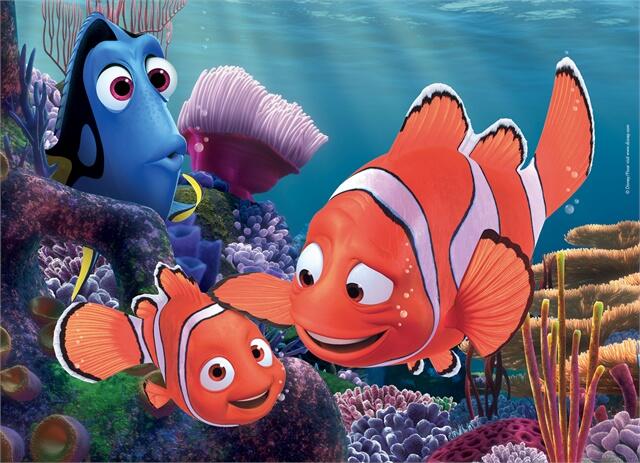 Puzzle de colorat maxi - Nemo (24 piese), [2],bestfam.ro