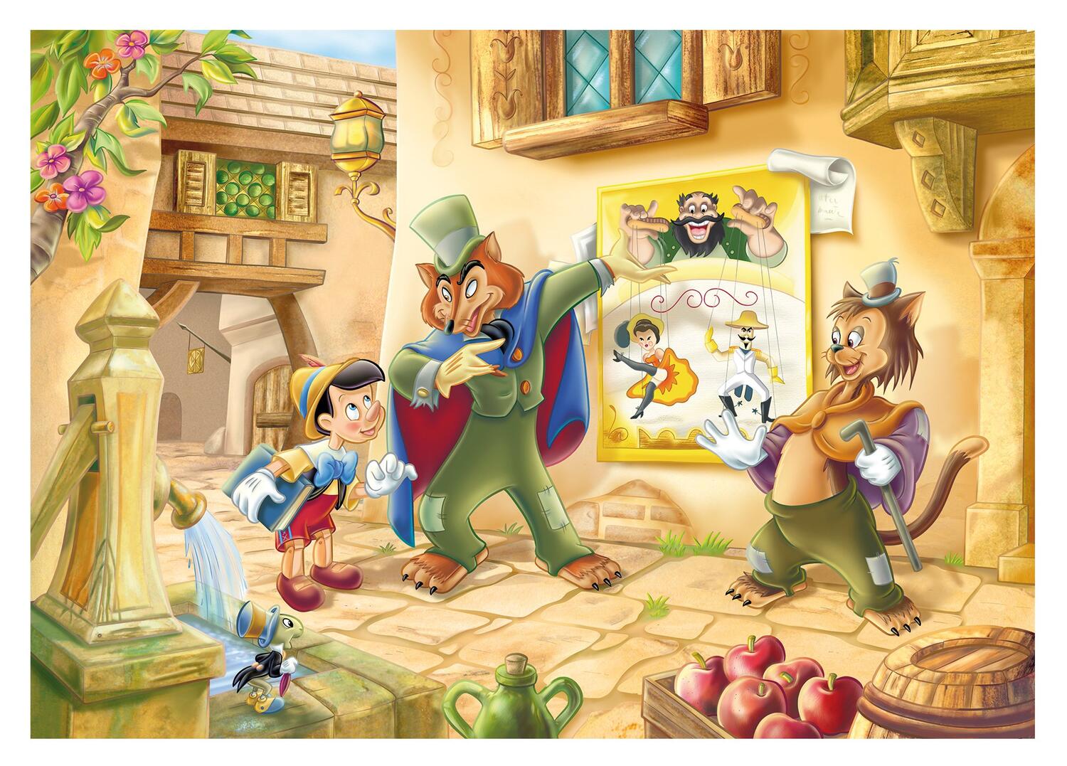 Puzzle de colorat maxi - Pinocchio (35 piese), [2],bestfam.ro