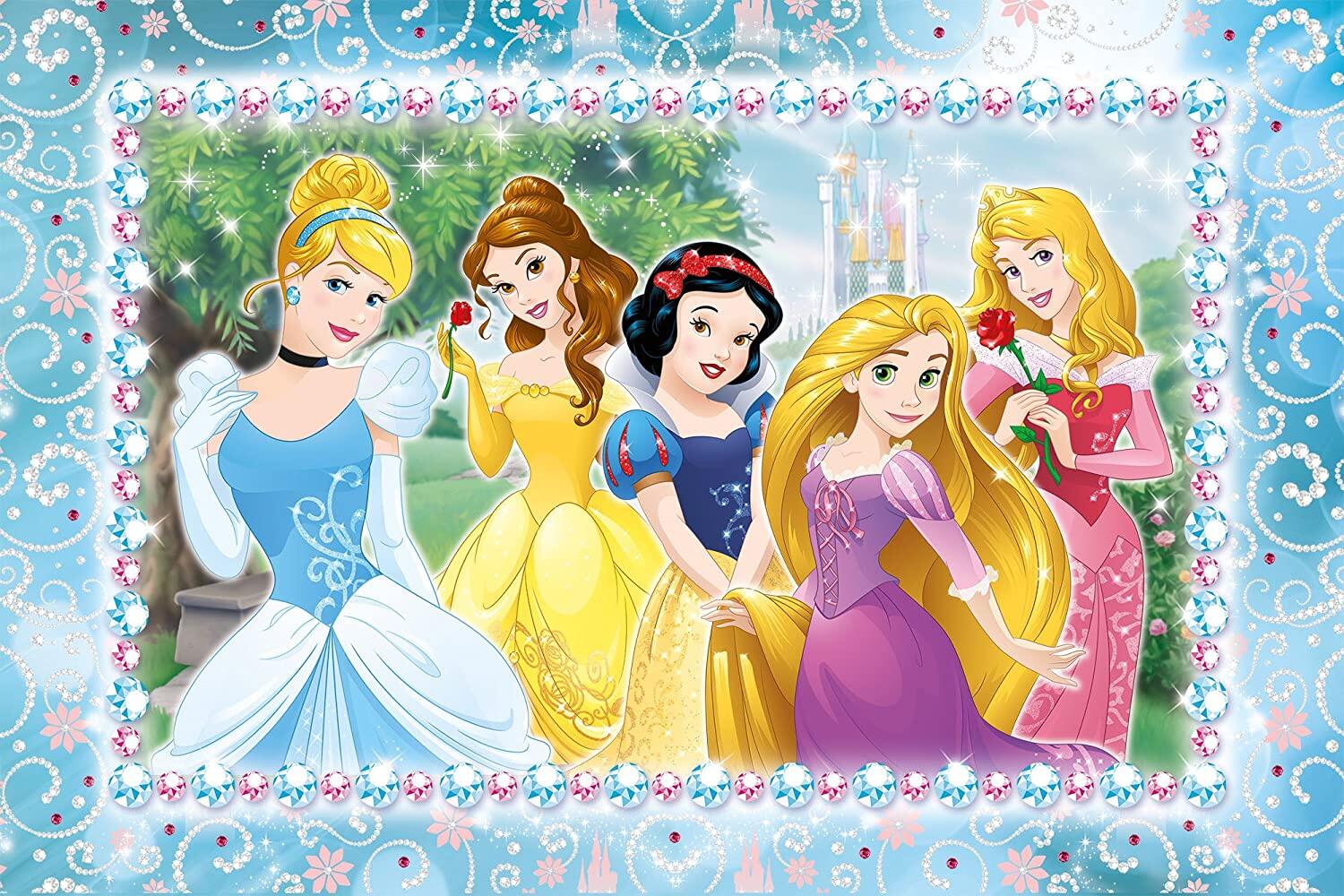 Puzzle de colorat maxi - Printese minunate (35 piese), [2],bestfam.ro