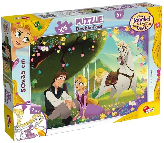 Puzzle de colorat - Rapunzel (108 piese)