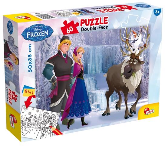 Puzzle de colorat - Regatul de gheata (60 piese)