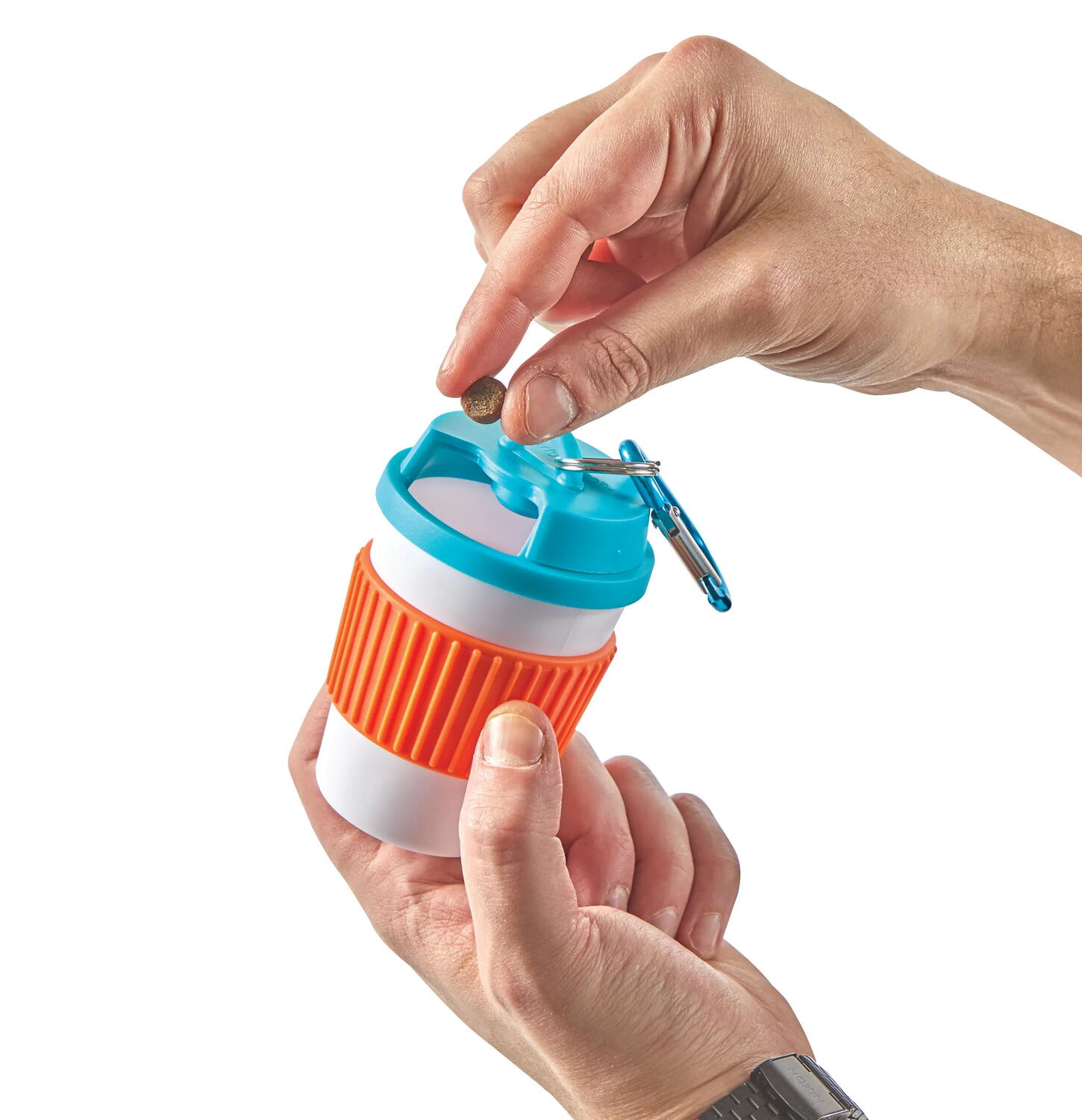 Recipient portabil pentru hrana caini - Cana de cafea, [2],bestfam.ro