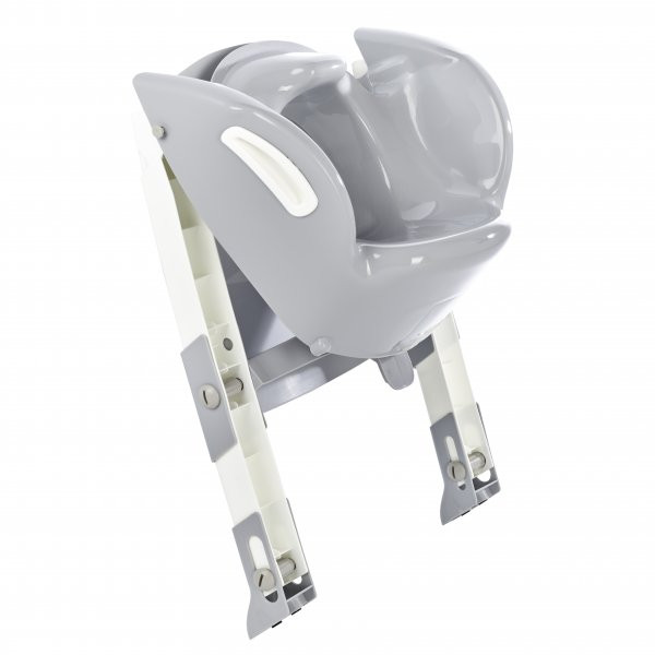 Reductor pentru toaleta cu scarita - Kiddyloo, Grey Charm - Thermobaby, [2],bestfam.ro