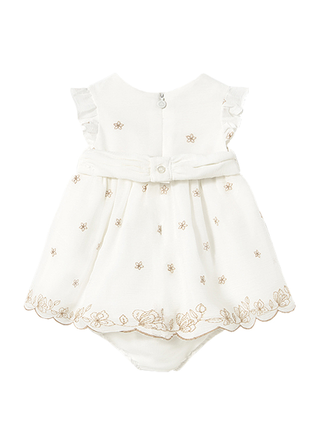 Rochie + chilotei - Alb/Crem - Mayoral  18 luni, [2],bestfam.ro