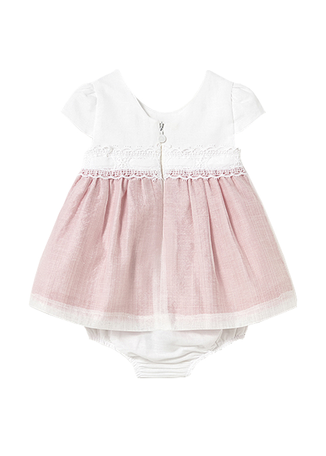 Rochie + chilotei - Roz - Mayoral  12 luni, [2],bestfam.ro