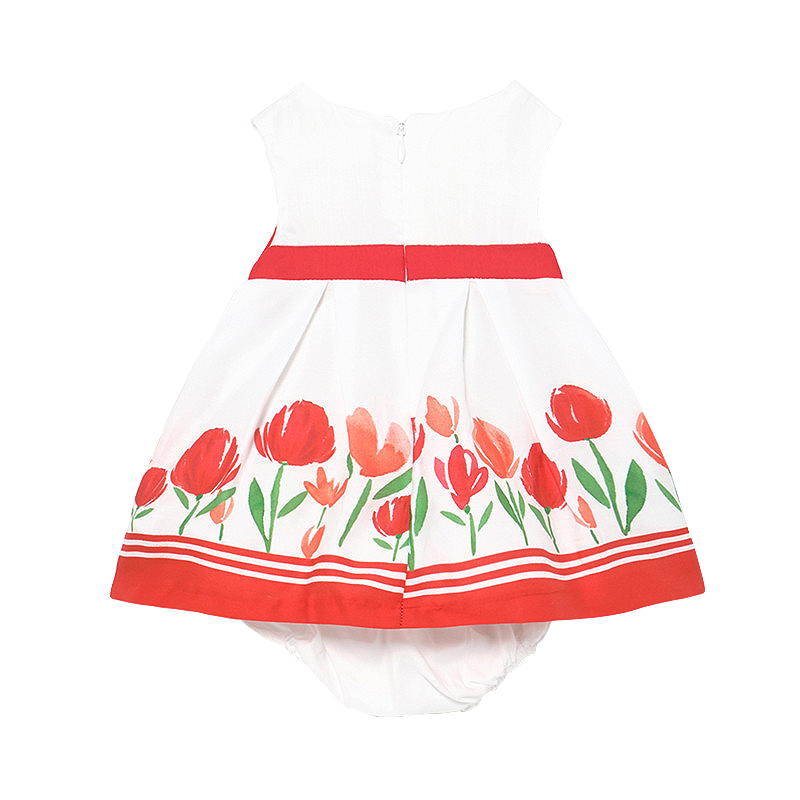 Rochie + chilotel cu imprimeu - Lalele - Mayoral 4-6 luni, [2],bestfam.ro