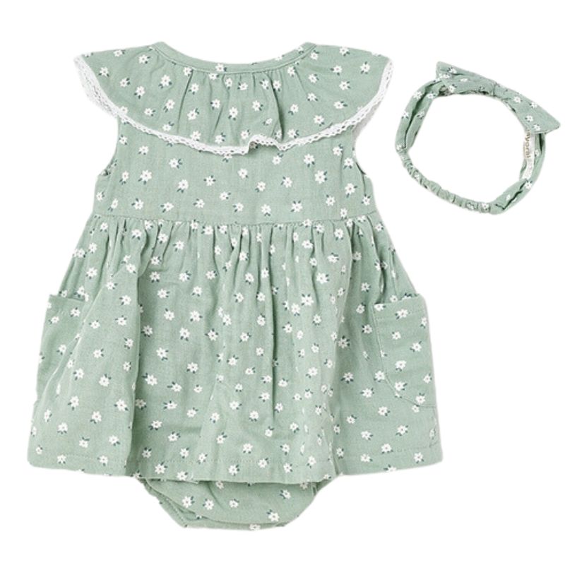 Rochie  + bentita - vernil - Mayoral , [3],bestfam.ro