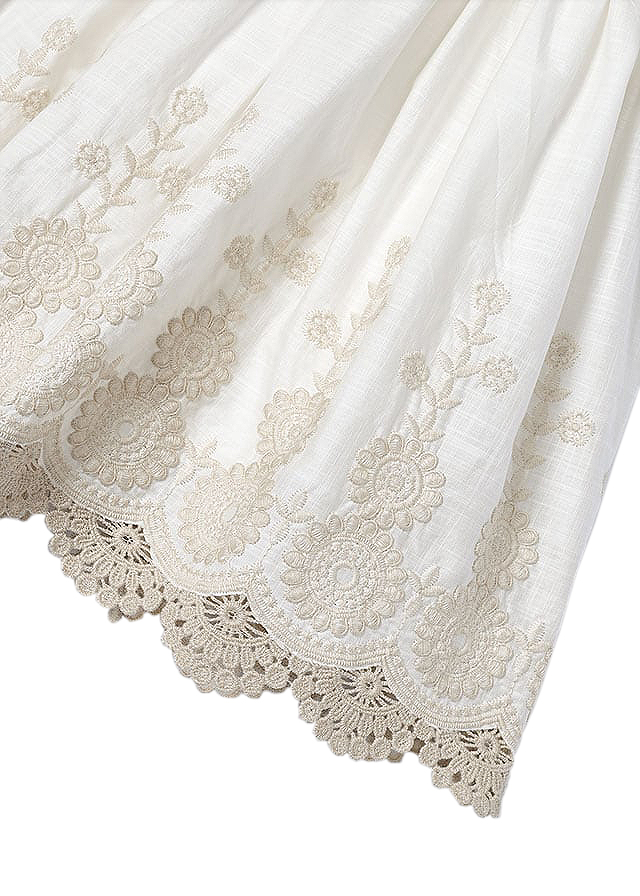 Rochie brodata Better Cotton - bej - Mayoral  , [4],bestfam.ro