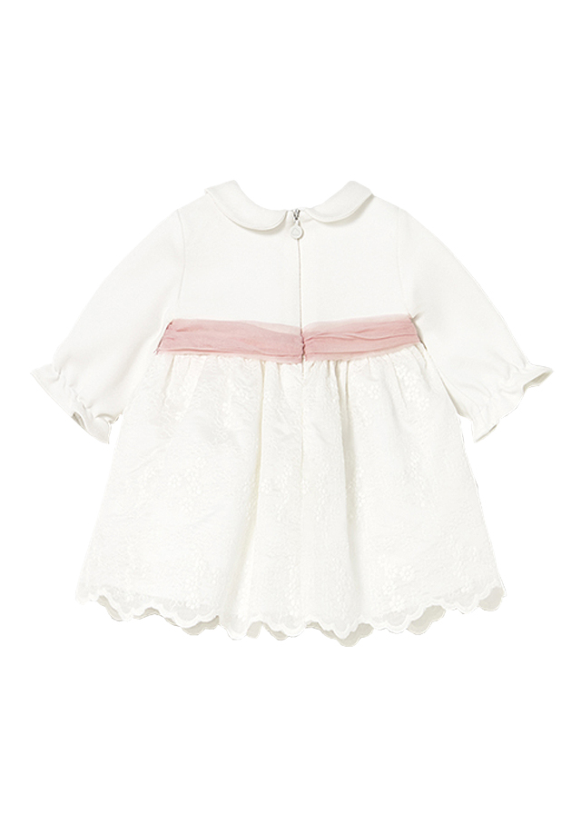 Rochie broderie - ecru - Mayoral  4-6 luni, [2],bestfam.ro