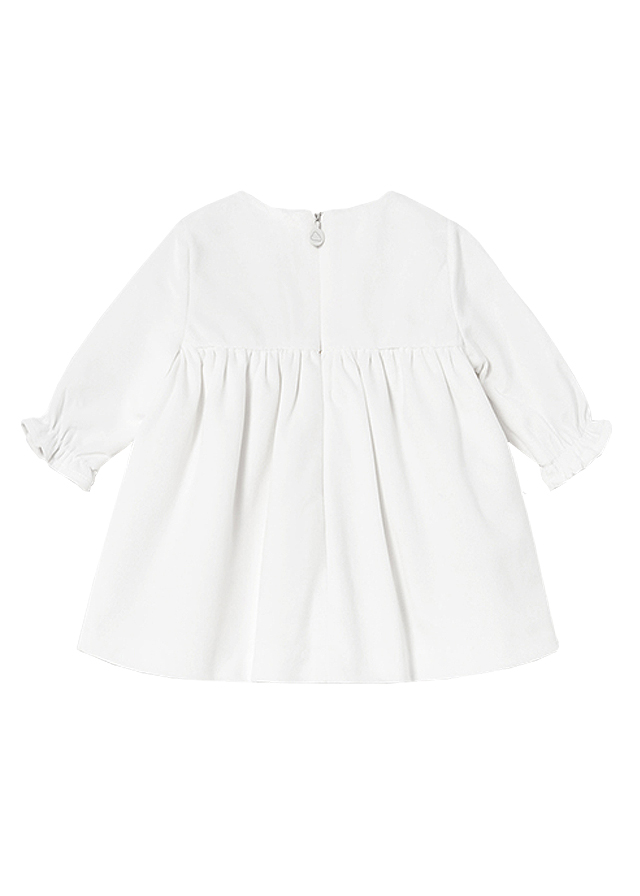 Rochie catifea - ecru - Mayoral  4-6 luni, [2],bestfam.ro