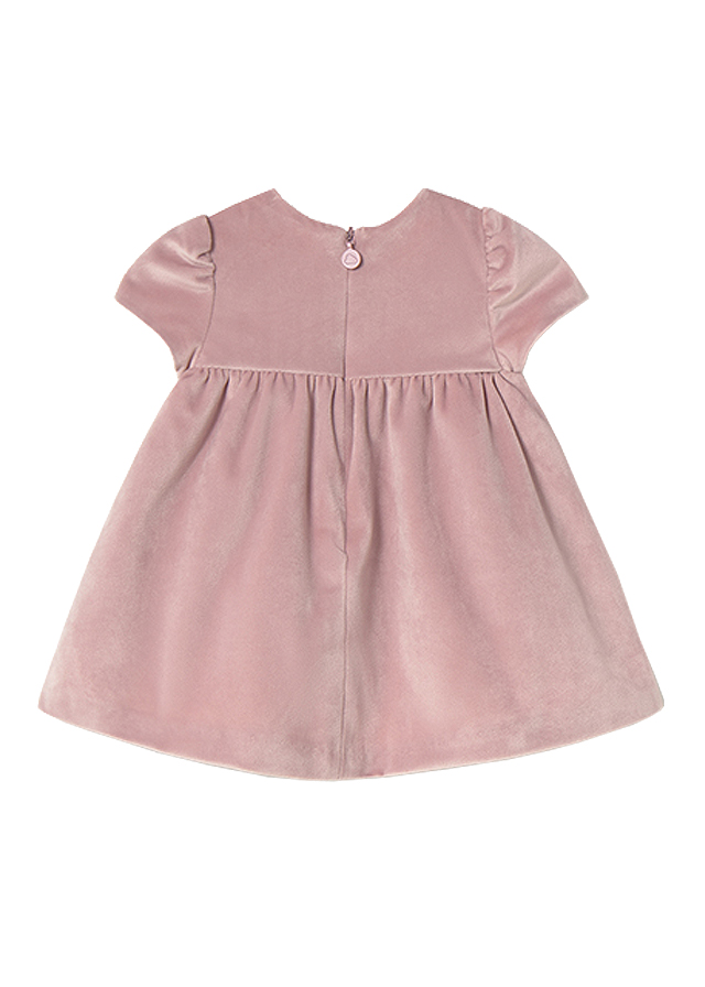 Rochie catifea - roz pal - Mayoral  18 luni, [2],bestfam.ro