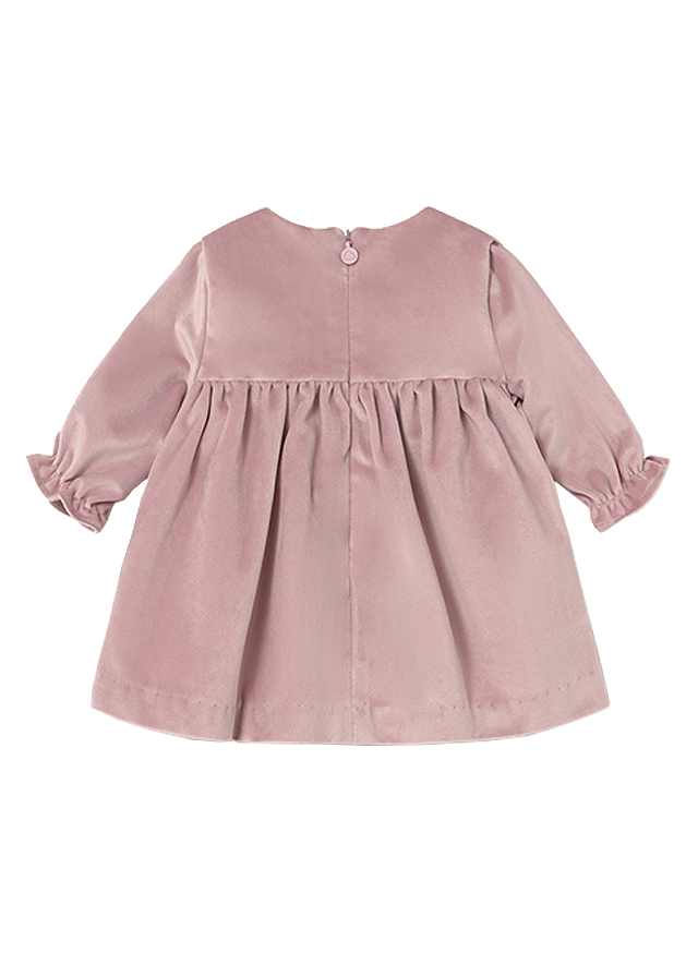 Rochie catifea - roz perlat - Mayoral  18 luni, [2],bestfam.ro