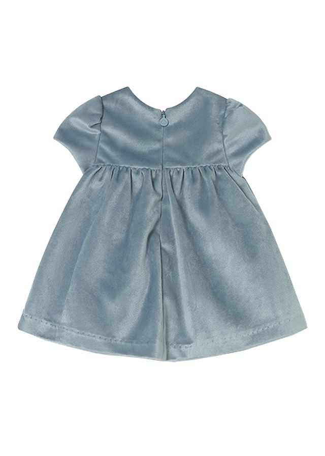 Rochie catifea - turcoaz - Mayoral  18 luni, [2],bestfam.ro