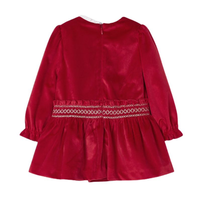 Rochie catifea fagure de miere - Mayoral 18 luni, [3],bestfam.ro