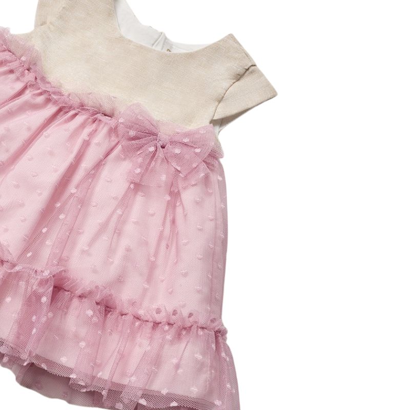 Rochie ceremonie - Tul + chilotei - Mayoral 4-6 luni, [3],bestfam.ro