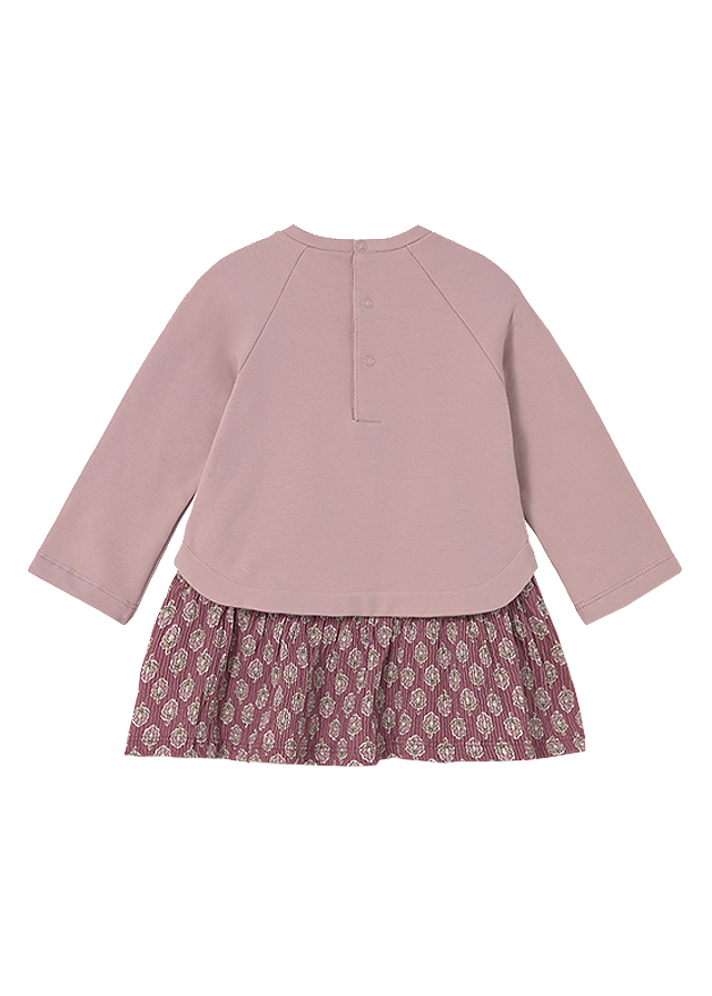 Rochie combinata - roz inchis - Mayoral 4 ani, [2],bestfam.ro