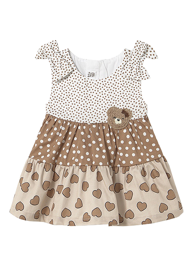 Rochie combinata - volane - Mayoral 18 luni