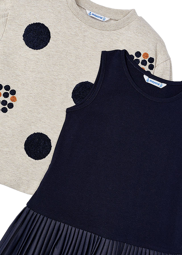 Rochie cu bluza - bleumarin - Mayoral  7 ani, [2],bestfam.ro