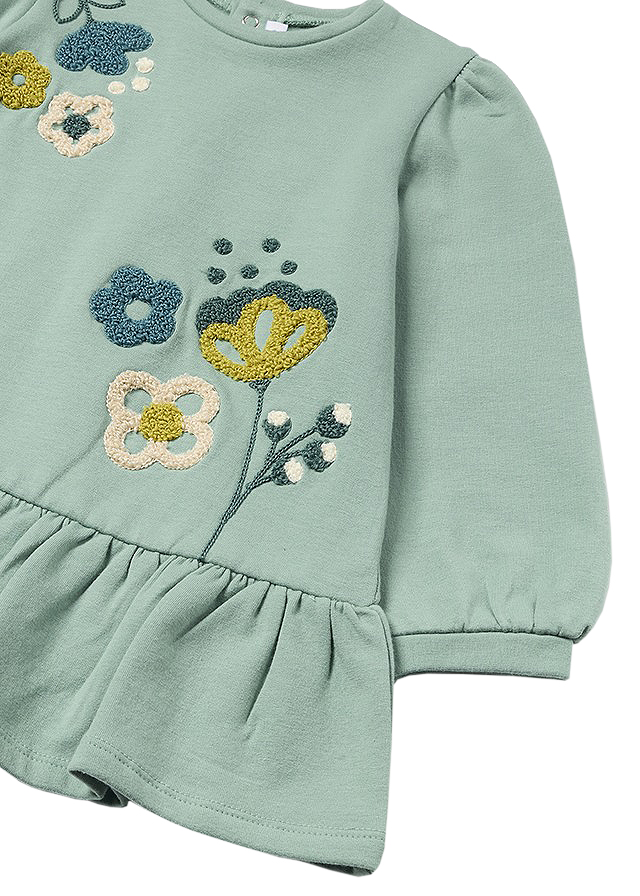 Rochie cu broderie - verde - Mayoral  36 luni, [2],bestfam.ro