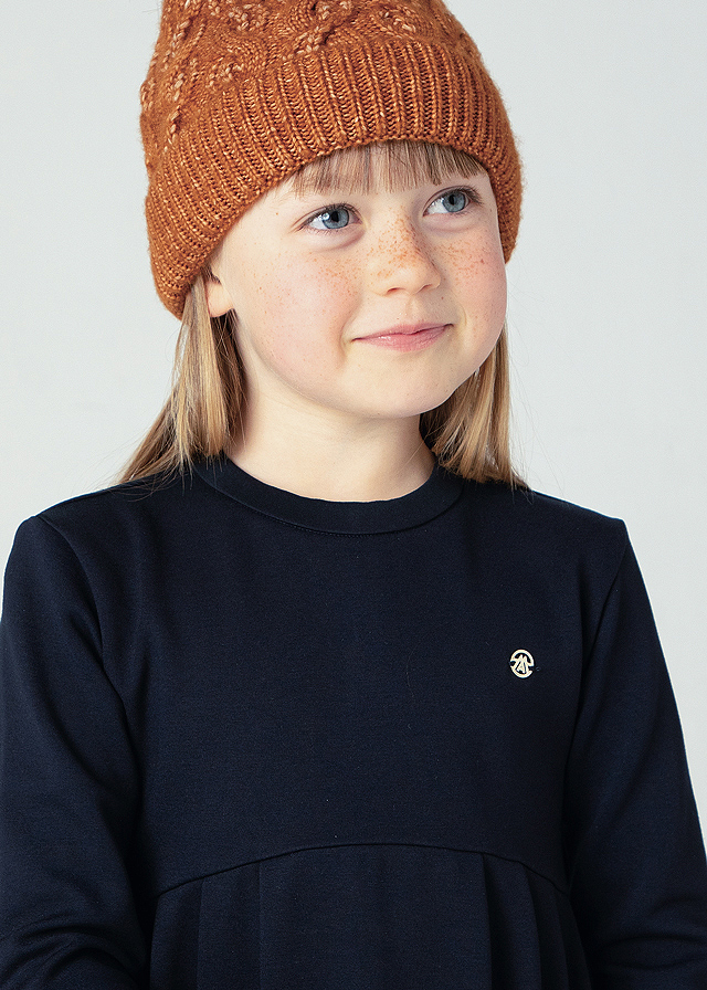 Rochie cu buzunare - bleumarin - Mayoral   8 ani, [4],bestfam.ro