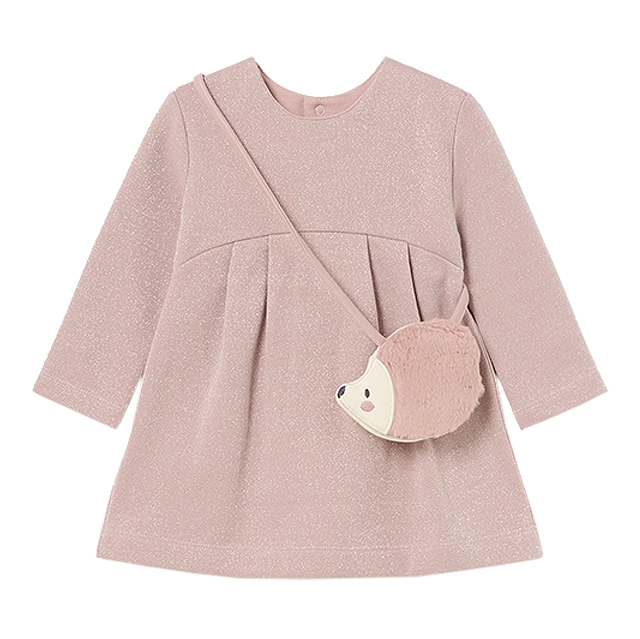 Rochie cu gentuta arici - roz pal - Mayoral  36 luni, [3],bestfam.ro