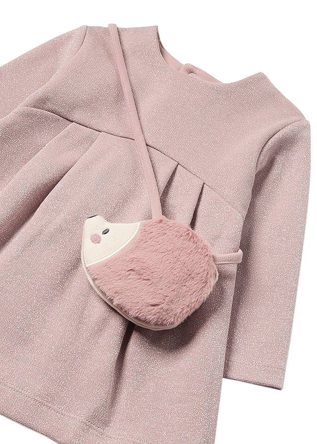 Rochie cu gentuta arici - roz pal - Mayoral  36 luni, [4],bestfam.ro