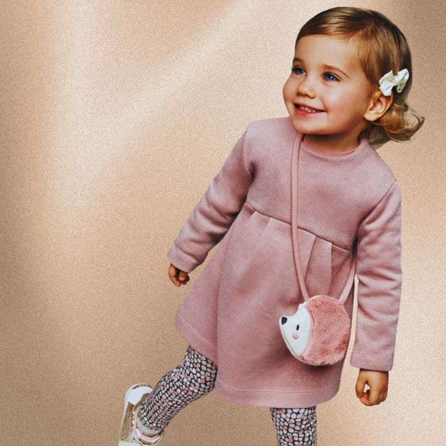 Rochie cu gentuta arici - roz pal - Mayoral  36 luni, [2],bestfam.ro