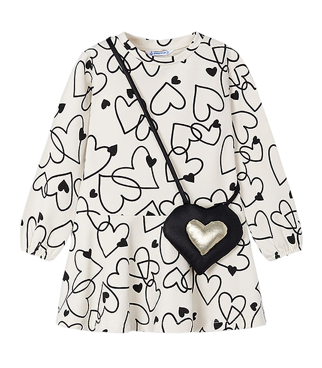 Rochie cu gentuta fetita - bej - Mayoral   7 ani, [4],bestfam.ro