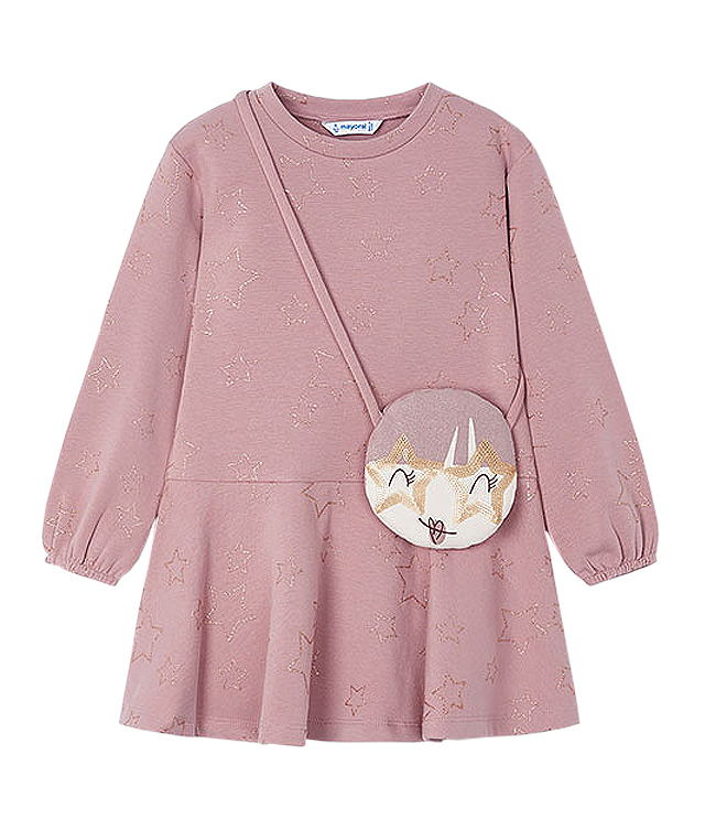 Rochie cu gentuta fetita - roz - Mayoral  , [2],bestfam.ro