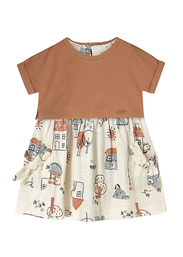 Rochie cu top - imprimeu - Mayoral 3 ani