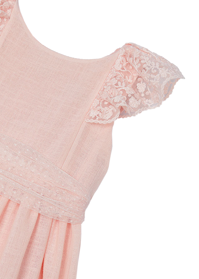 Rochie dantela - nude - Mayoral   , [3],bestfam.ro