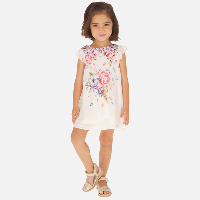 Rochie desene Flori si fluturi 4 ani, [4],bestfam.ro