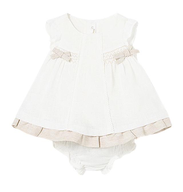 Rochie fronseuri - ocru - Mayoral      , [2],bestfam.ro