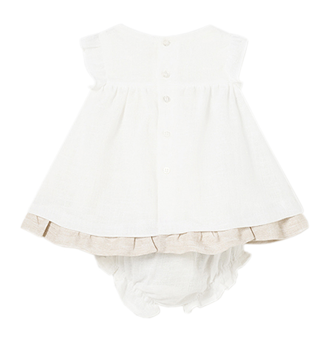 Rochie fronseuri - ocru - Mayoral      , [3],bestfam.ro