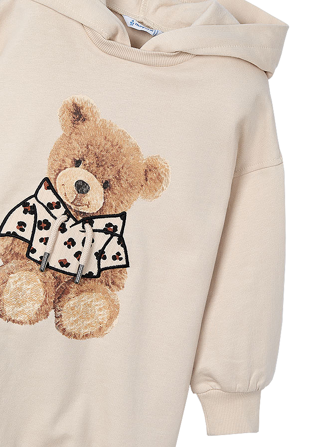 Rochie hanorac cu gluga - crem - Mayoral  8 ani, [3],bestfam.ro