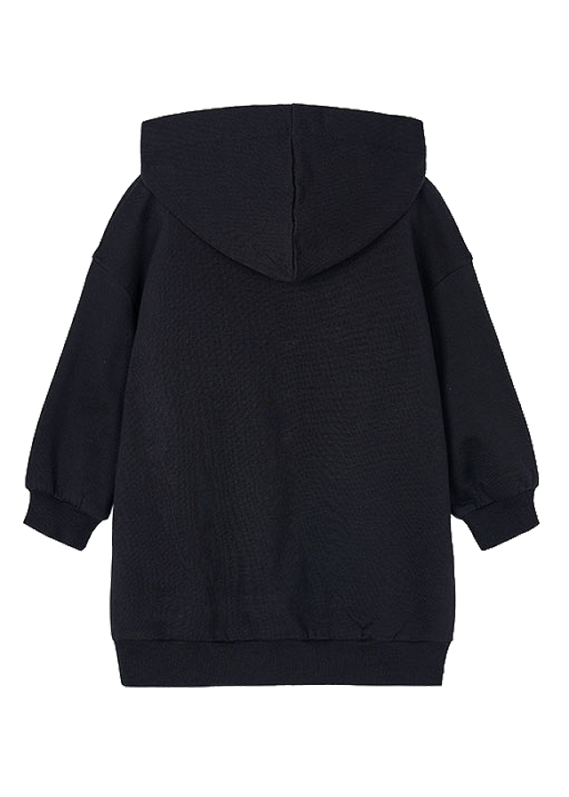 Rochie hanorac cu gluga - negru - Mayoral  9 ani, [3],bestfam.ro