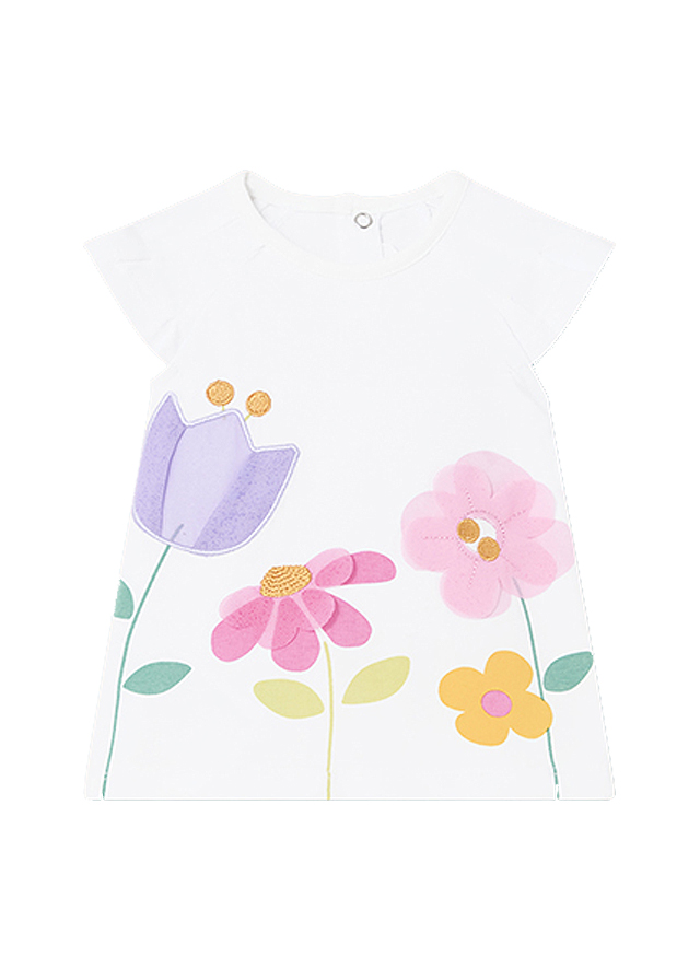 Rochie imprimeu floral Better Cotton - Mayoral  6-9 luni (75 cm)