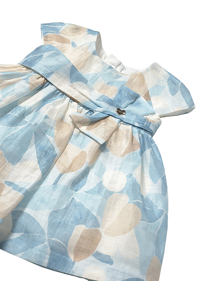 Rochie imprimeu flori - Bleu/Bej - Mayoral 3 ani, [4],bestfam.ro