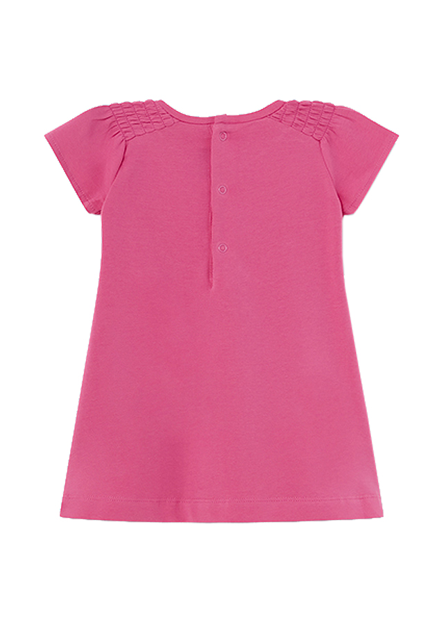 Rochie magenta imprimeu floral Better Cotton - Mayoral  18 luni (86 cm), [2],bestfam.ro