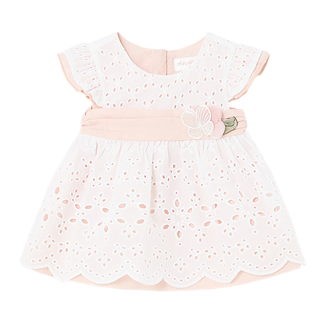 Rochie perforata Better Cotton - Mayoral  12 luni (80 cm)