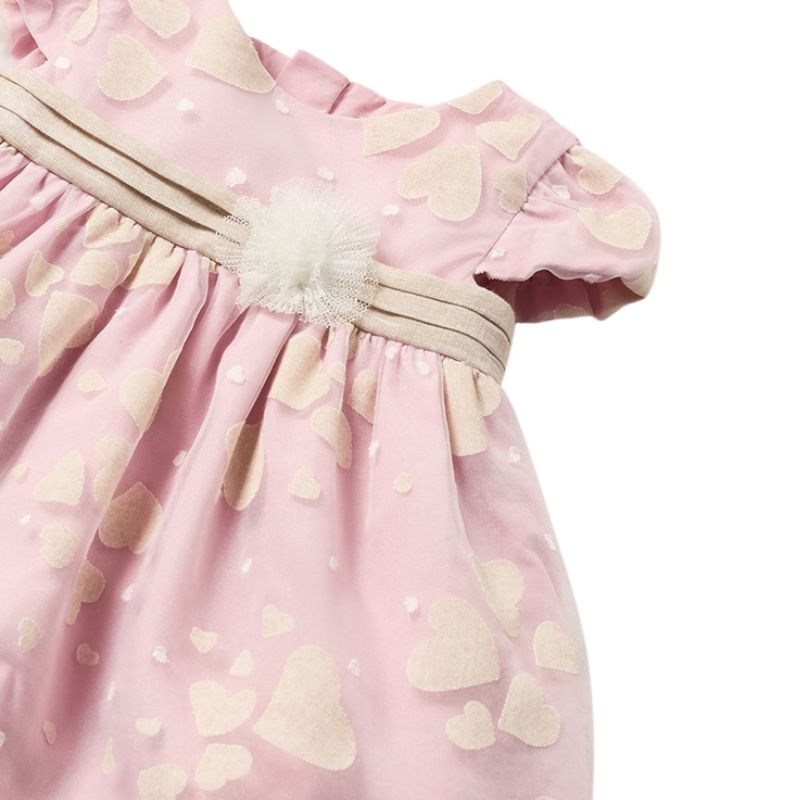 Rochie roz ceremonie Inimioare bej - Mayoral, [3],bestfam.ro