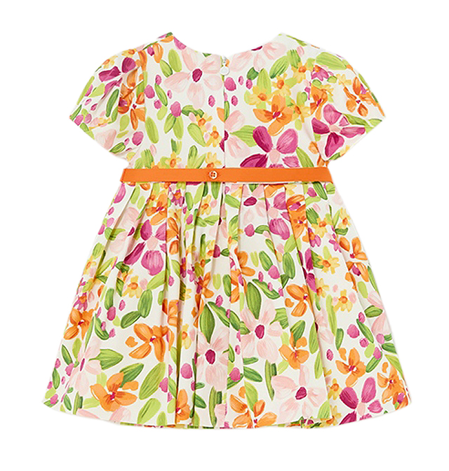 Rochie satin, imprimeu flori - Mayoral   , [2],bestfam.ro