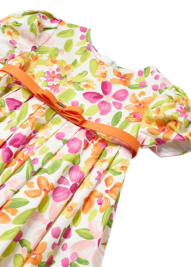 Rochie BUMBAC, imprimeu flori - Mayoral, [3],bestfam.ro